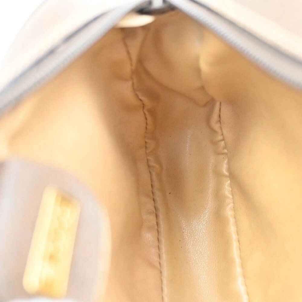 GUCCI GG Pattern Sherry Line Mini Shoulder Bag PVC Leather Beige Brown - Picture 12 of 14